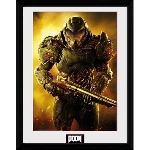 Image of Doom Marine Framed Collector Print