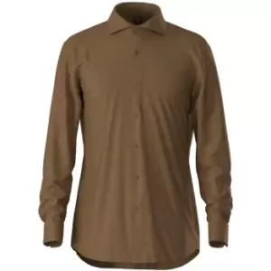 Image of Boss T-Christo Long Sleeve Shirt Mens - Brown