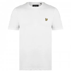 Image of Lyle and Scott Taped T Shirt - White 626