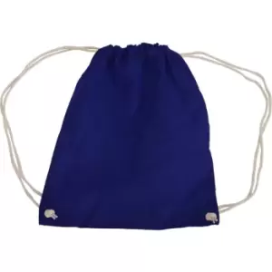 Image of Westford Mill - Cotton Gymsac Bag - 12 Litres (Pack of 2) (One Size) (French Navy)