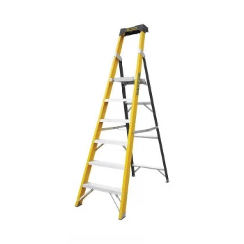 Image of GPC CLIMB-IT GLASS FIBRE PLATFORM STEP 8 Treads Tool Tray