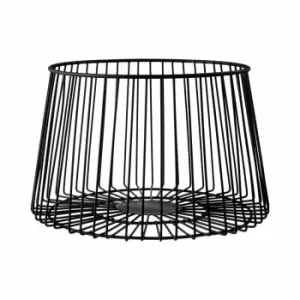 Image of Premier Housewares Fruit Basket, Matte Black Finish, Large