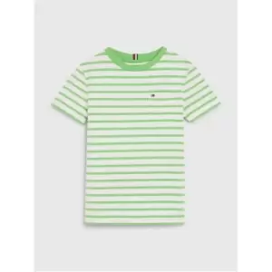 Image of Tommy Hilfiger Breton Pocket Stripe Tee S/S - Green