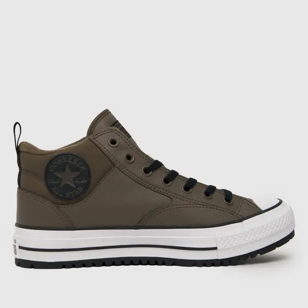 Image of Converse all star malden street trainers in brown & black