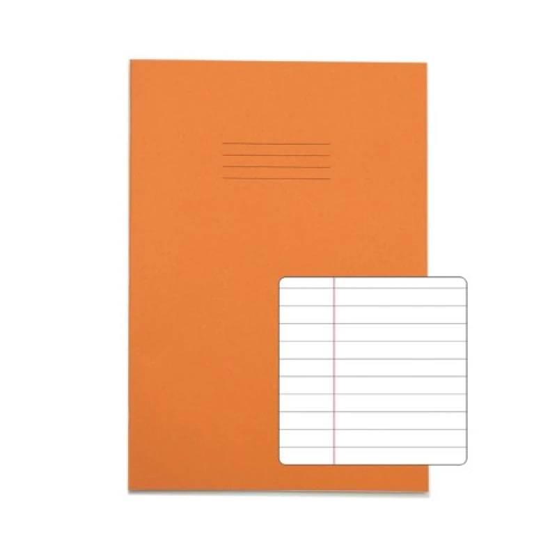 Image of Rhino A4 Exercise Book 80 Page F8M Orange (50 Pack) VEX668-1465-0