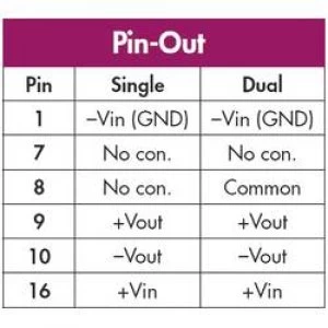 Image of DCDC converter print TracoPower TEL 2 2411 24 Vdc 5 Vdc