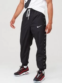 Image of Nike Sportswear Swoosh Woven Joggers - Black