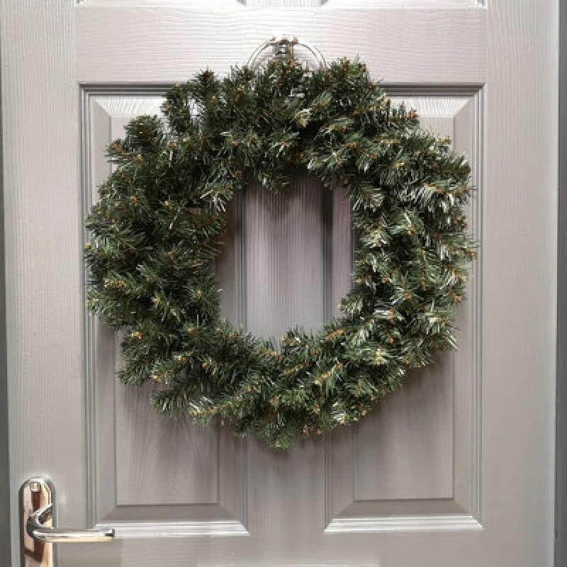 Image of Samuel Alexander 47Cm Premier Christmas Woodcote Spruce Christmas Door Wreath