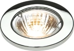 Image of KnightsBridge IP20 12V 50W max. L/V Downlights with Bridge - Chrome