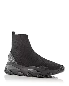 Image of Kurt Geiger London Mens Lettie Eagle Knit High Top Sneakers