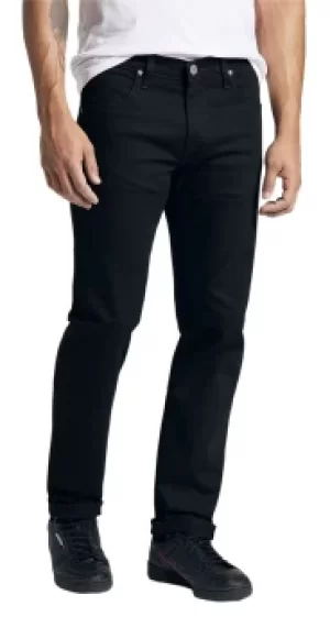 Image of Lee Jeans Daren Zip Fly Regular Straight Fit Clean Black Jeans black