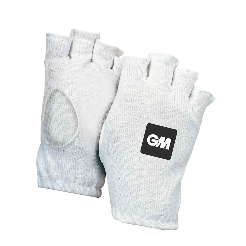 Image of Gunn And Moore Mens Fingerless Batting Glove Inners in White White Male One Size
