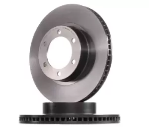 Image of BREMBO Brake disc 09.A204.11 Brake rotor,Brake discs TOYOTA,LEXUS,LAND CRUISER (KDJ12_, GRJ12_),4 RUNNER (UZN21_, KZN21_, GRN21_),GX I (J120)