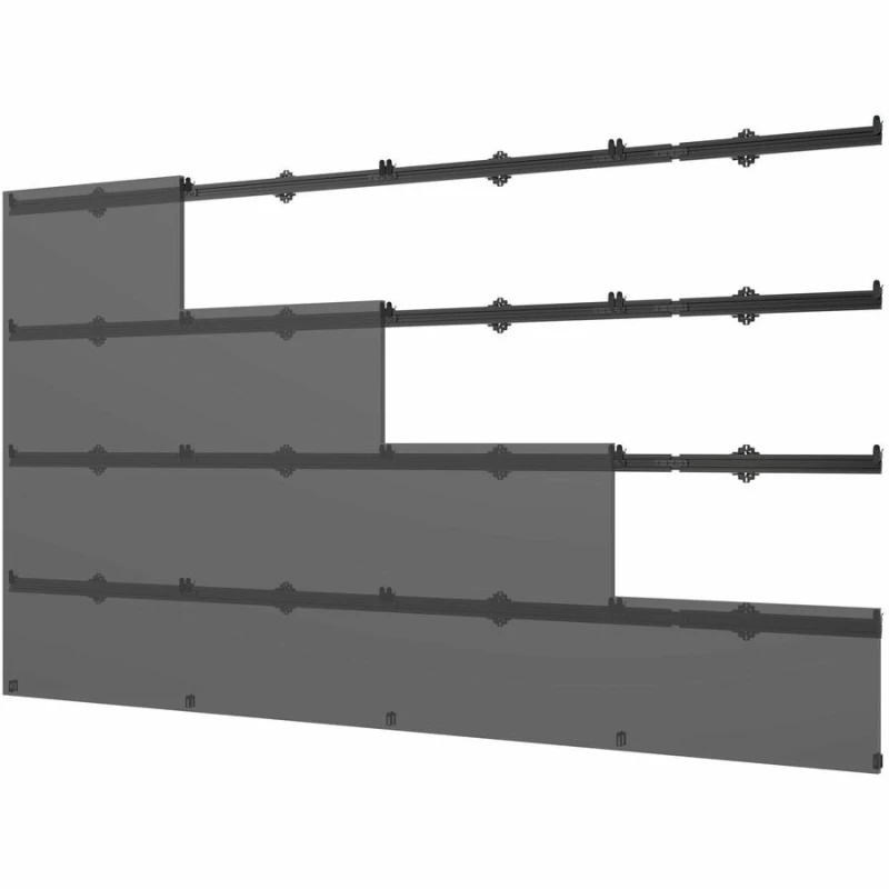 Image of Peerless LEDUNVL-4X4 signage display mount 139.7cm (55") Black