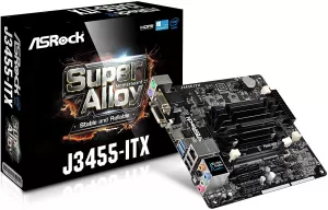 Image of ASRock J3455 ITX Integrated CPU Intel Quad Core 2.3GHz Motherboard