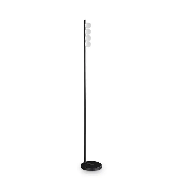 Image of Ping Pong 4 Light Multi Arm Floor Lamp Black 1000Lm 3000K