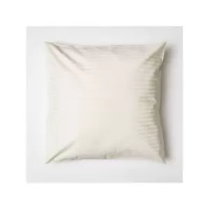 Image of Belledorm Hotel Suite Satin Stripe 540 Thread Count 100% Cotton Continental Pillow Case, Ivory