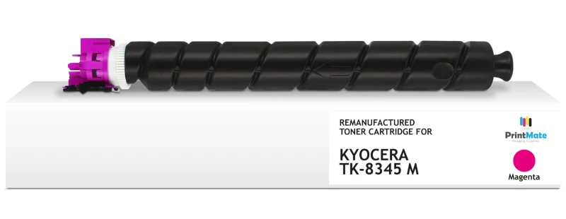 Image of PrintMate KYOCERA TK-8345M. remanufactured toner. Magenta 12000p