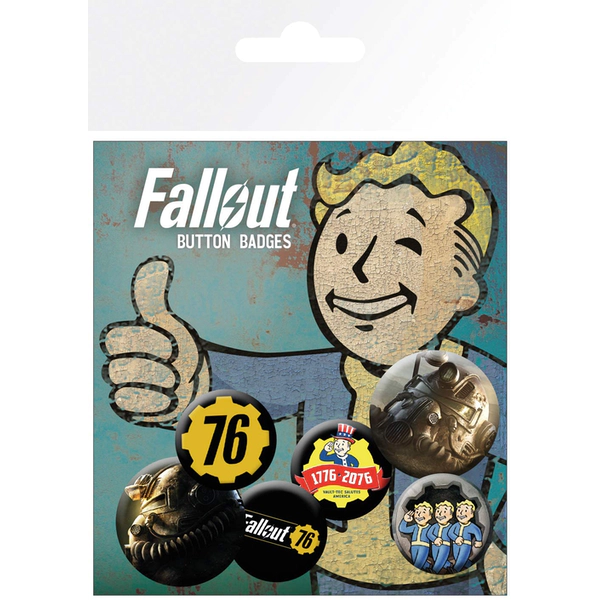 Image of Fallout - 76 Mix Badge Pack
