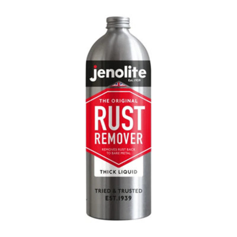 Image of Jenolite Original Rust Remover - Thick Liquid - Rust Treatment - Removes Rust Back To Bare Metal - 1 Litre