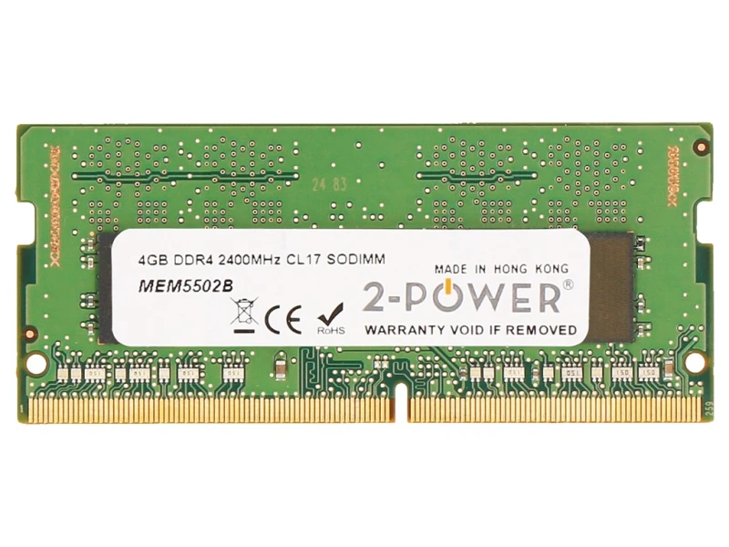 Image of 2-Power 4GB DDR4 2400MHz CL17 SODIMM Memory