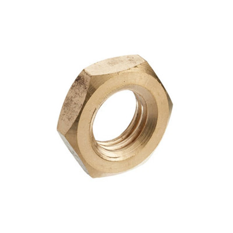 Image of Unifix Brass Lock Nuts Din 439B - M10 X 1.50 - Q604390001000000000
