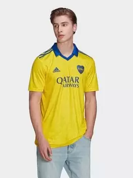 Image of adidas Boca Juniors 22/23 Third Jersey, Yellow Size M Men