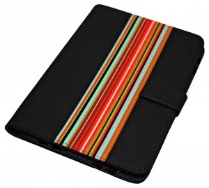 Image of Universal 910" Striped PVC Tablet Case Black