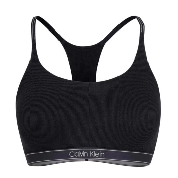 Image of Calvin Klein Pure Rib Bralette - Black
