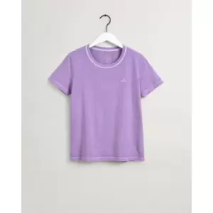 Image of Gant Sunfaded C-Neck Ss T-Shirt Soothing - Purple