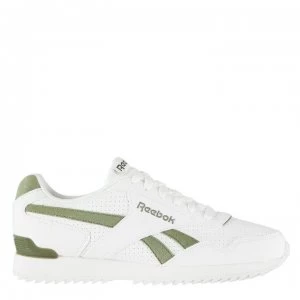 Image of Reebok Royal Glide Ripple Clip Trainers Mens - Wht/HunterGreen
