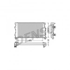 Image of Radiator DENSO DRM23024