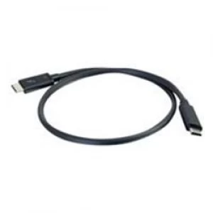 Image of C2G 0.5m Thunderbolt 3 Cable (40Gbps) - 4K support - Black
