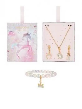 Image of Monsoon Girls Rainbow Unicorn Changeable Charm Box Set - Multi