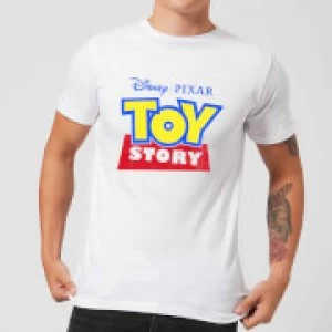 Image of Toy Story Logo Mens T-Shirt - White - S