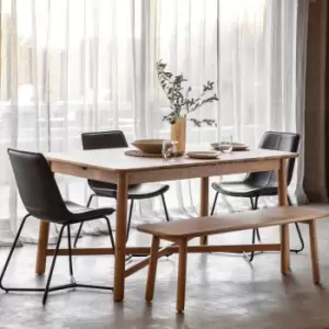 Image of Crossland Grove Kingston Extending Dining Table Light Wood1500/2000X950X750mm