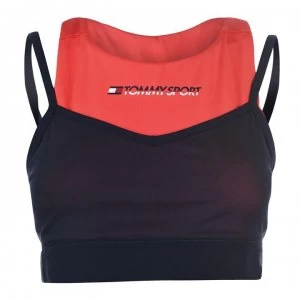 Image of Tommy Sport Star Layer Bra - Hibiscus