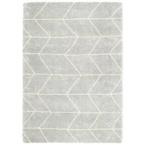 Image of Asiatic Logan Rug - 200 x 290cm - Silver