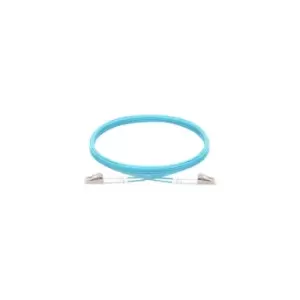 Image of VISION Blue Data Fibre Cable 2m (6.5ft) 50/125
