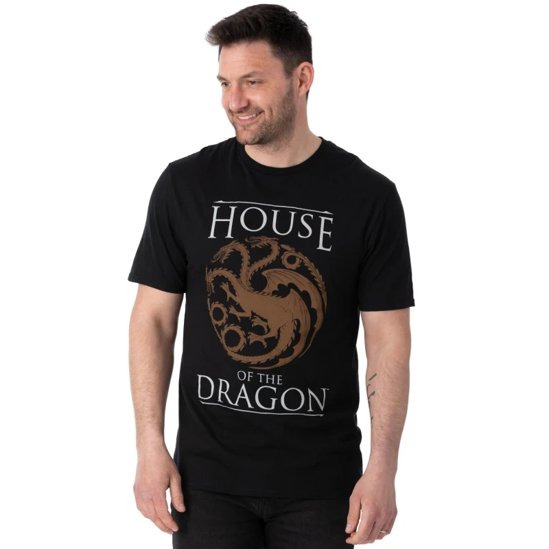 Image of Game Of Thrones Game Of Thrones Men Short Sleeved T-Shirt in Black Size: Medium Black M Male 5060977370457