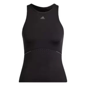 Image of adidas HIIT 45 Seconds Fitted Tank Top Womens - Black