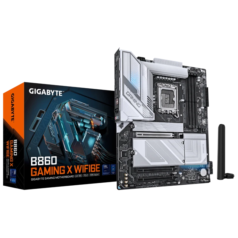Image of Gigabyte B860 GAMING X WIFI6E Intel Core Ultra LGA 1851 DDR5 ATX Motherboard