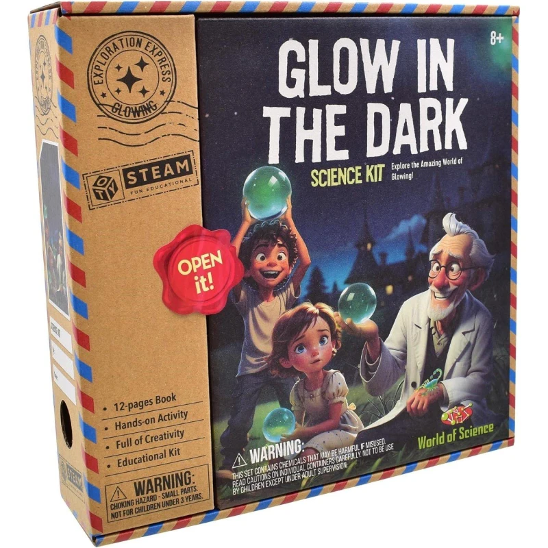Image of Kandytoys Glow In The Dark Kids Science Kit Multi Colour unisex One Size