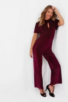 Image of Greta Velour Jumpsuit