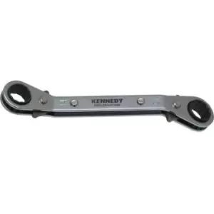 Image of 5/8'X11/16' Offset Ratchet Ring Spanner - Kennedy