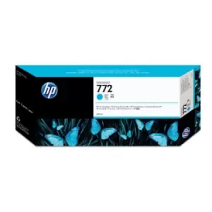Image of HP 772 Cyan DesignJet Ink Cartridge