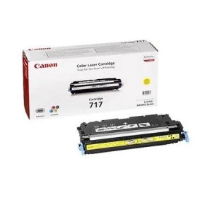 Image of Canon 717 Yellow Laser Toner Ink Cartridge