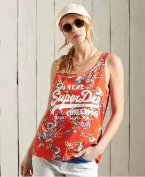 Image of Superdry Vintage Logo All Over Print Vest