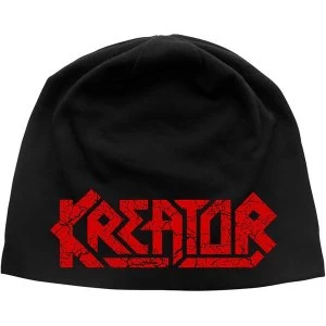 Image of Kreator - Cracked Logo Unisex Beanie Hat - Black