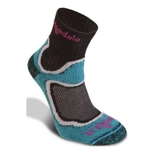 Image of Bridgedale TRAIL SPORT Lightweight T2 Merino Cool Comfort Womens - Medium Turquoise